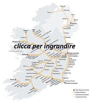 Irlanda rete ferroviaria
