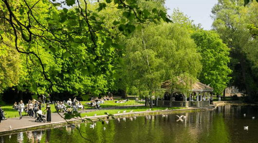 Dublino Stephen's Green park