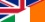 icona bandiere irlandese inglese