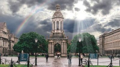 dublino trinity college cortile