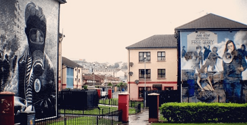 dove vedere i murales a derry