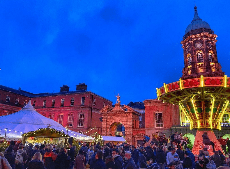 mercatini di natale del castello a dublino