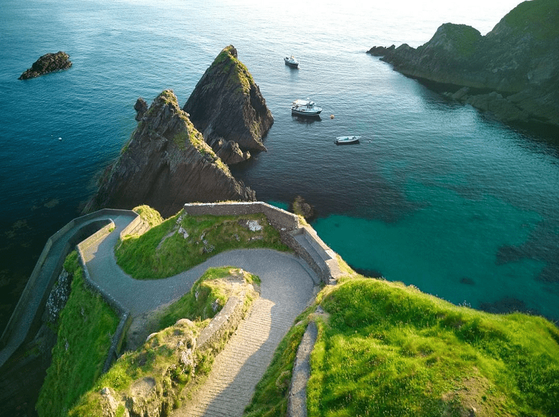 irlanda, foto di slea head drive