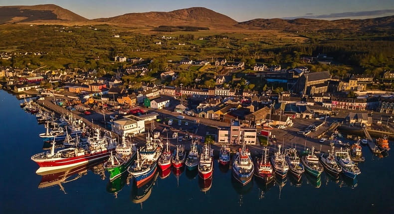 Castletownbere nella Penisola di Beara