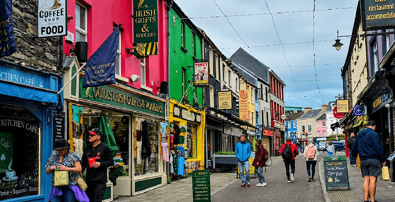 Centro di Killarney in Irlanda