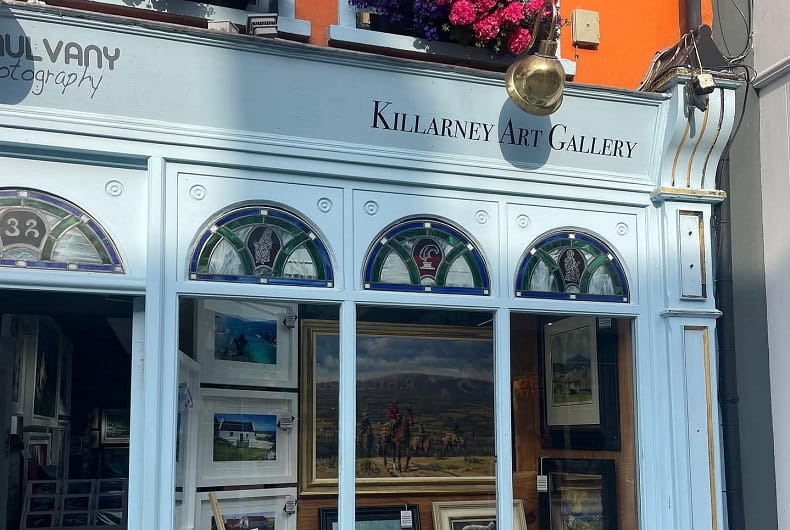 Vetrina della Killarney Art Gallery